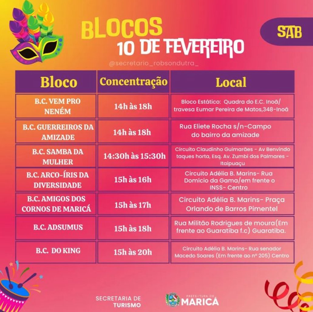 Confira a programação dos Blocos para o Carnaval 2024 em Maricá 11 IMG 1521