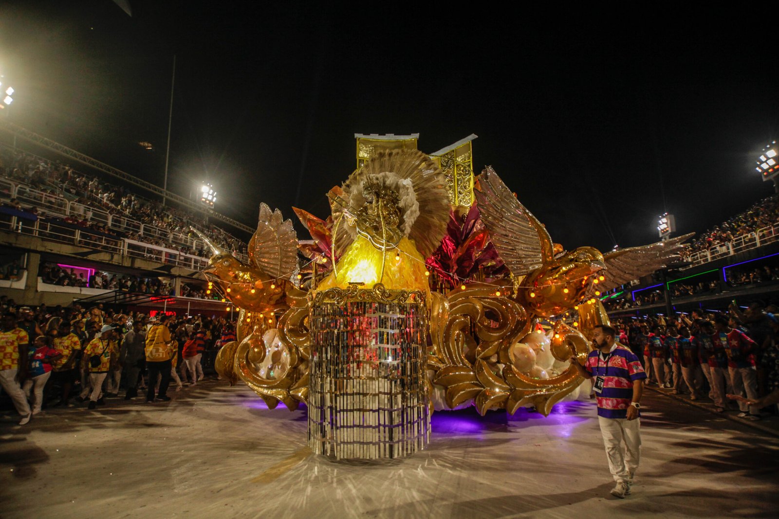 União de Maricá faz desfile impecável e mostra riqueza na Sapucaí 11 Fotos: Vinicius Lima