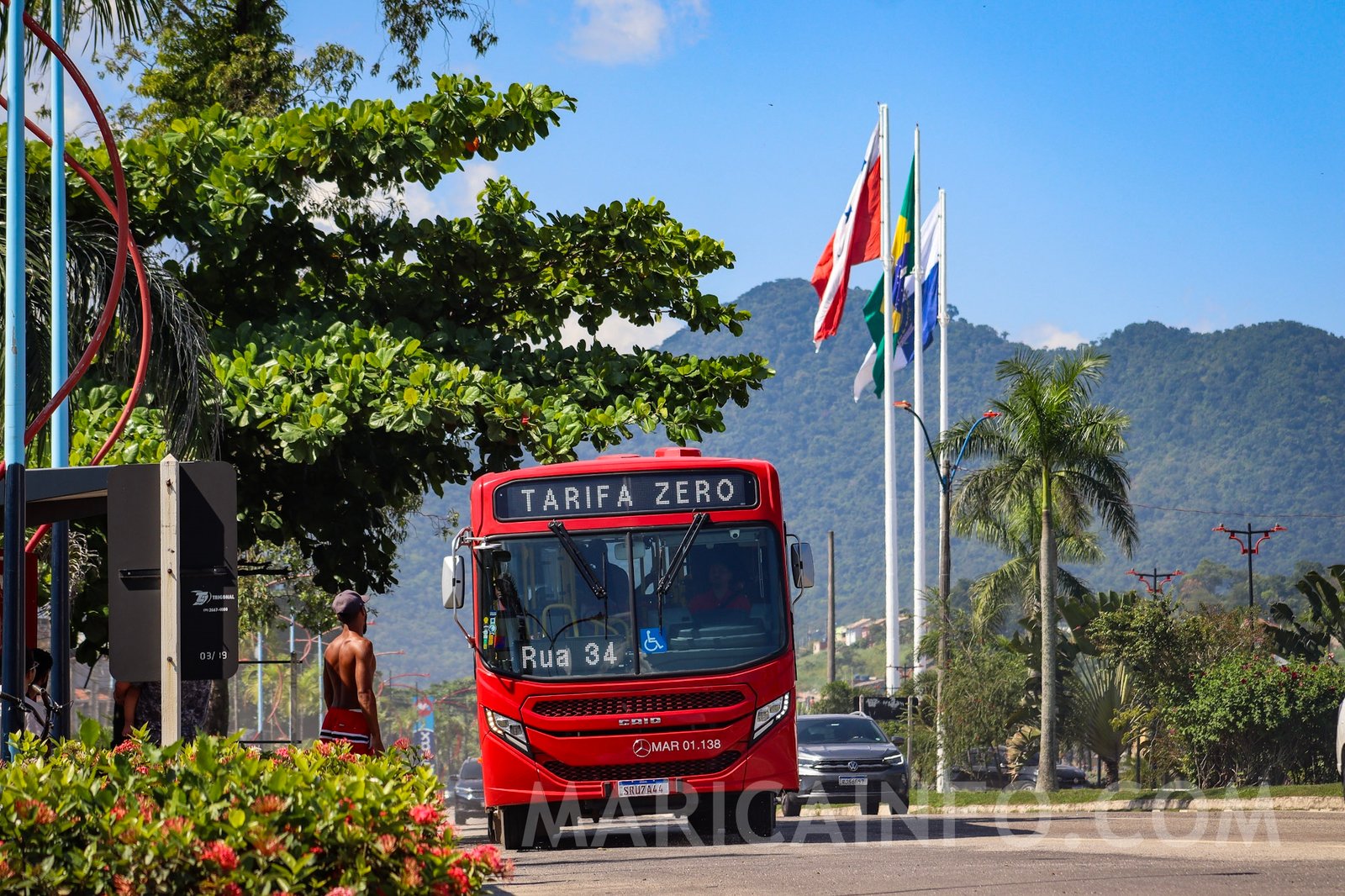 Vermelhinho Marica Onibus Tarifa Zero RJ 1