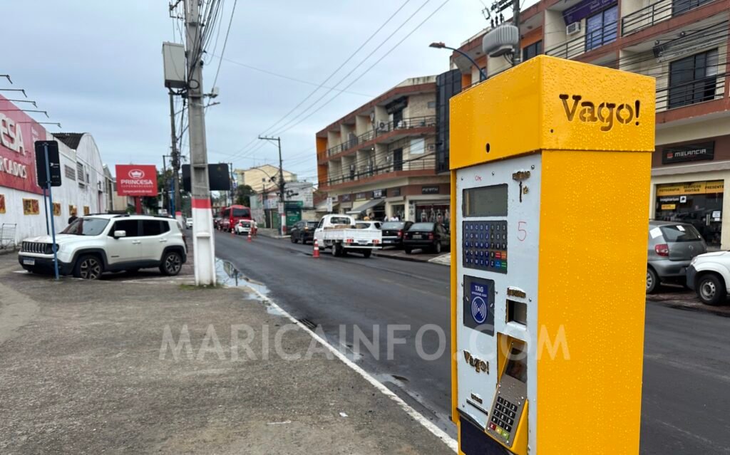 Maricá: Estacionamento rotativo é suspenso; entenda! 11 toten estacionamento vago parquimetro marica