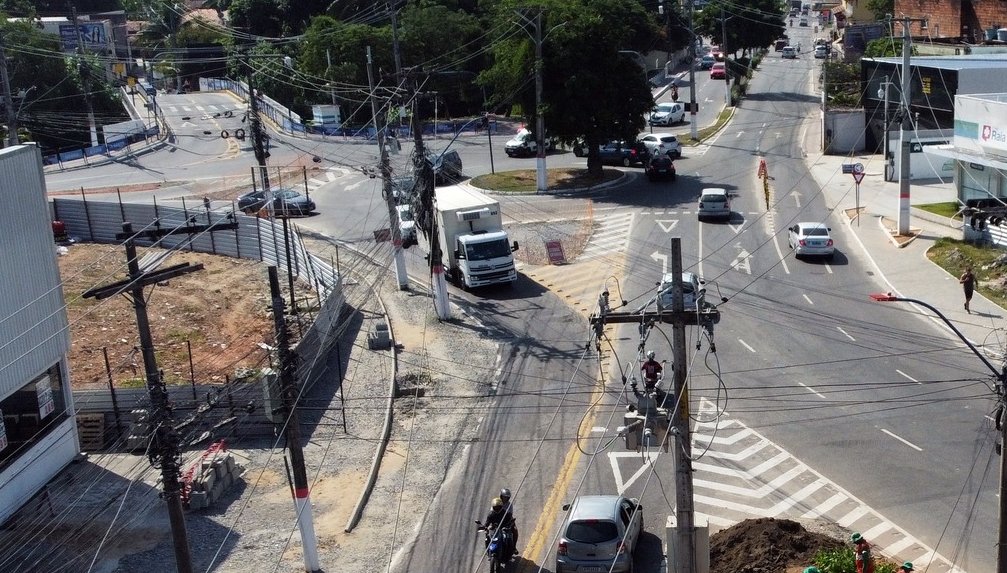 Maricá segue com mudanças para implementar sistema binário; obras ocorrem à noite 9 transito mudancas centro marica