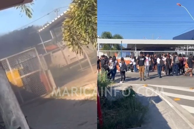 Gerador da pane e assusta estudantes, que temem incêndio em escola de módulos em Maricá 5 incedio darcy ribeiro itaipuacu