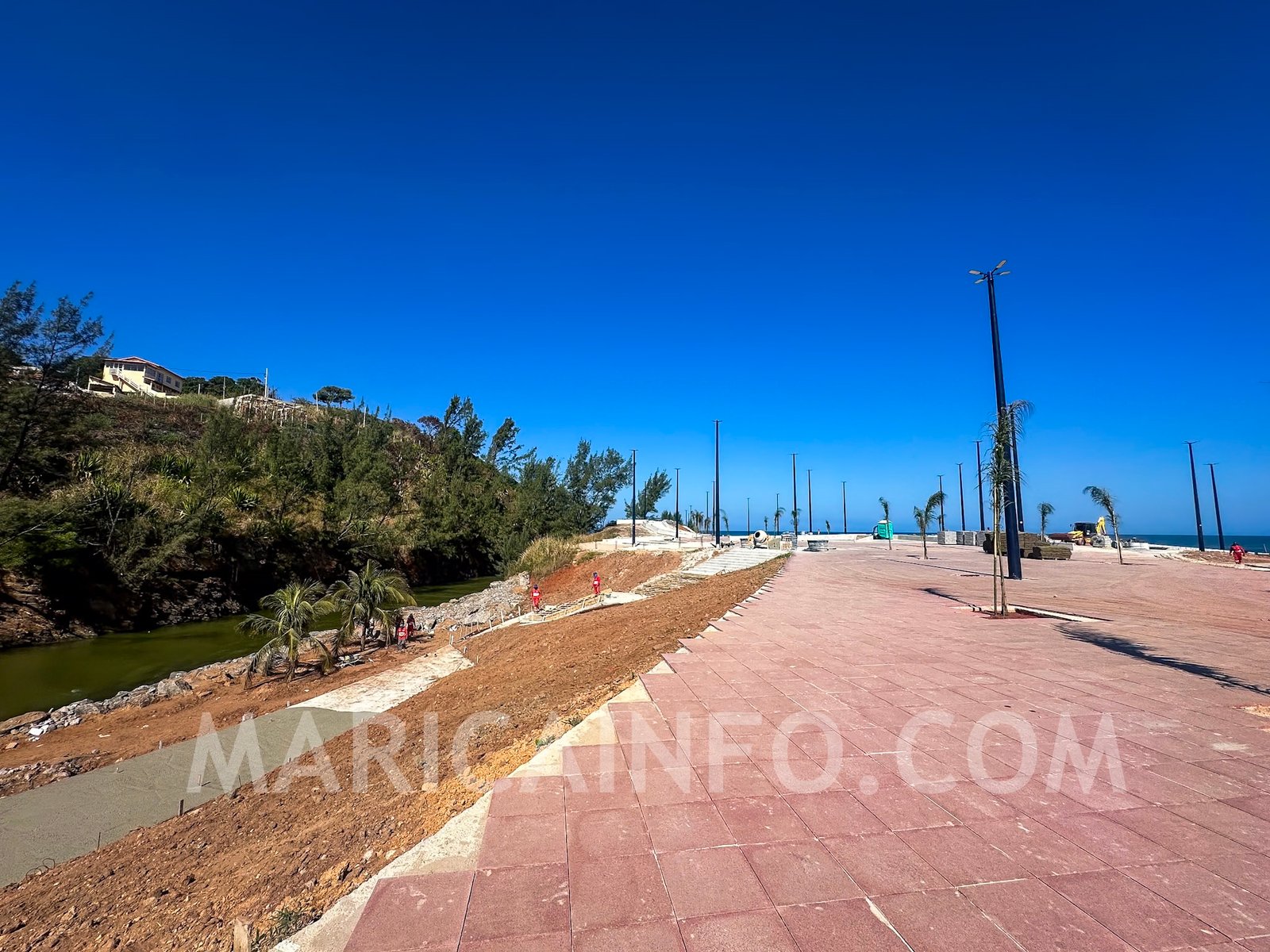 Nova orla de Ponta Negra segue em obras; previsão de inauguração no dia 26/05 não deverá ser cumprida 10 orla de ponta negra maio 2024 1