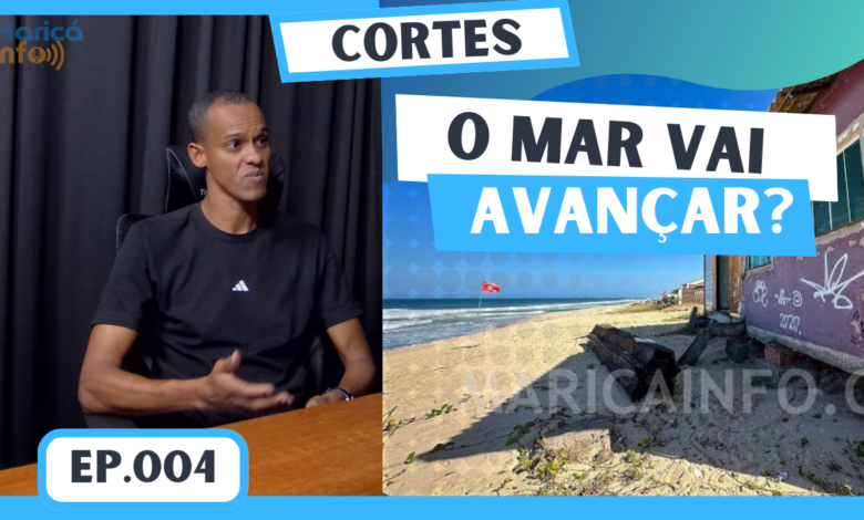 Avanço do mar e ocupação da faixa litorânea são assuntos no 'Maricá Info Podcast' 8 Corte Rodrigo Waves Mar Avanco