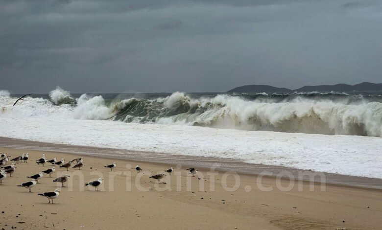 Maricá entra em alerta para ressaca com mar agitado e ondas de até 3 metros 7 IMG 3688