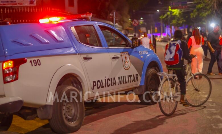 Governo do Rio autoriza mais três batalhões da PM; nenhum será para Maricá 6 viatura pm centro marica noite