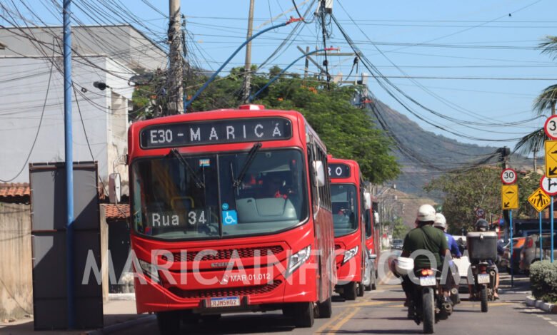 Em Maricá, o ônibus supera o carro: 42% dos deslocamentos são no transporte coletivo 7 Marica Onibus Vermelhinho EPT