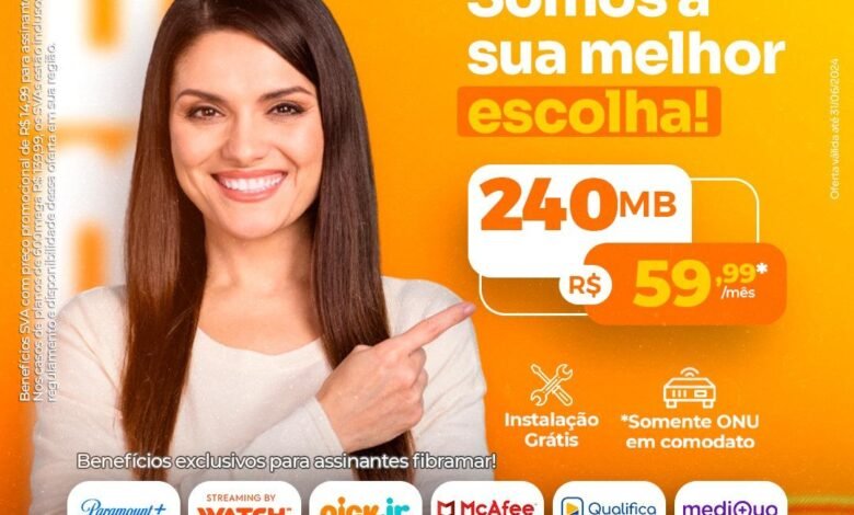 Maricá: Fibramar tem planos de internet a partir de R$59,99, confira como contratar 6 fibramar