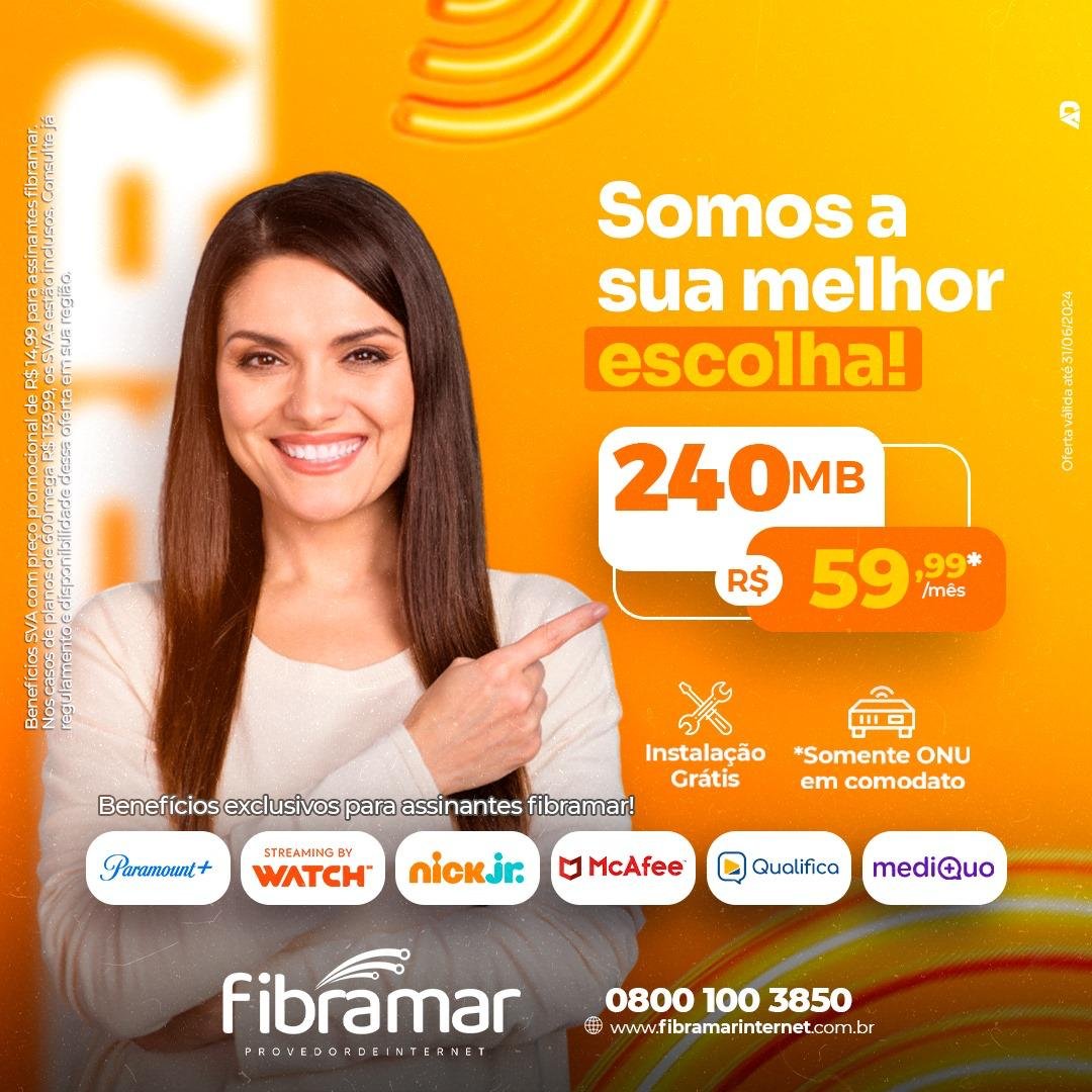 Maricá: Fibramar tem planos de internet a partir de R$59,99, confira como contratar 1 fibramar