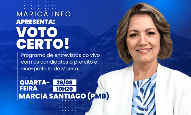 Eleições 2024: Candidata a prefeita de Maricá, Marcia Santiago é entrevistada no programa Voto Certo! 10 Marcia Santiago PMB 2 2