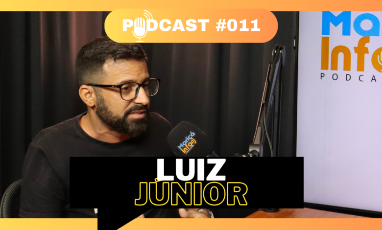 MARICÁ INFO PodCast recebe LUIZ JR. #011 9 THUMB PODCAST Luiz Jr 011