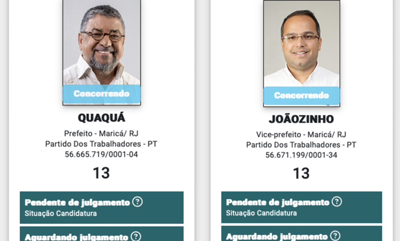 Pedidos de impugnação da candidatura de Quaquá (PT) deverão ser julgados nos próximos dias 9 chapa quaqua joaozinho