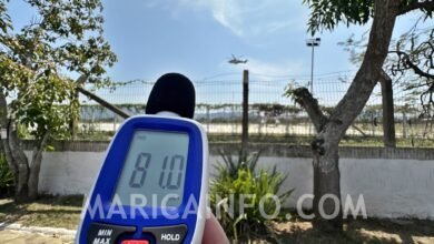 Maricá: Som perturbador de helicópteros tira o sossego de moradores na região central; Anac cobra explicações 1 Aeroporto Marica Ruido