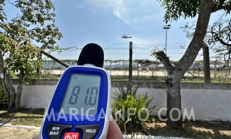 Maricá: Som perturbador de helicópteros tira o sossego de moradores na região central; Anac cobra explicações 9 Aeroporto Marica Ruido