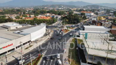 Maricá: Vazamento em adutora causa redução no abastecimento de água 7 Centro Marica Ant Rotatoria Transito Set 2024