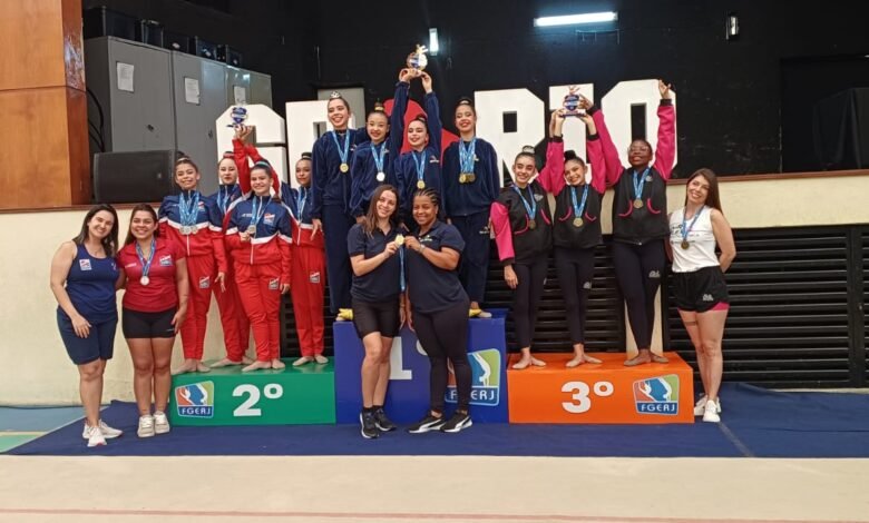 Ginastas de Maricá participam da IV Etapa do Campeonato Estadual de Ginástica Rítmica 9 ginastas
