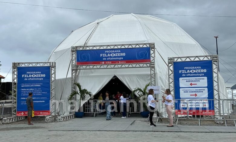 Maricá: 'Mutirão' para zerar fila de atendimentos oftalmológicos inicia nesta terça-feira (29) 8 fila zero da oftomologia saude marica