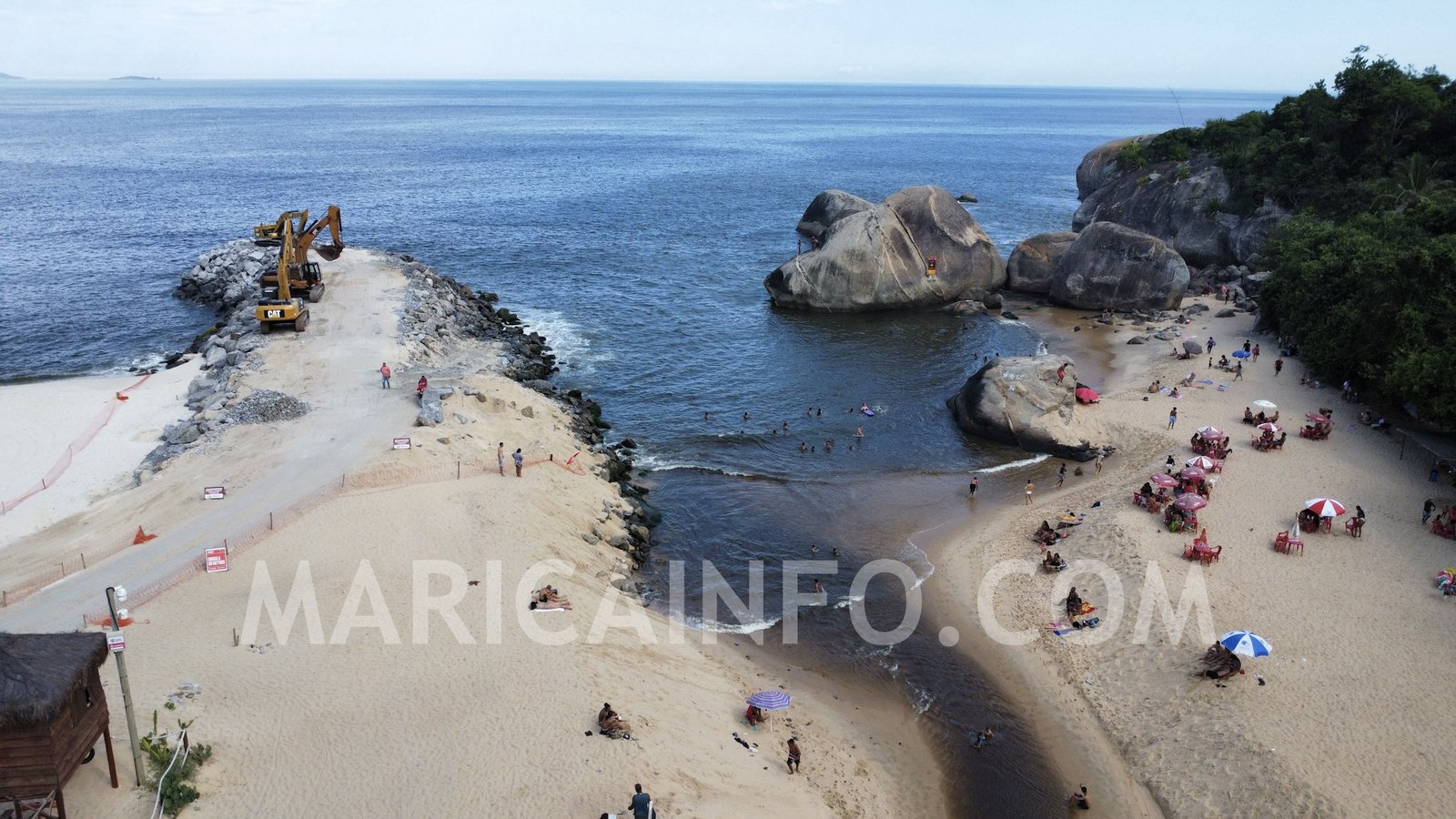 Como dois canais no litoral de Maricá ajudam a evitar enchentes e manter a vida nas lagoas 10 Canal Recanto Itaipuacu Molhe