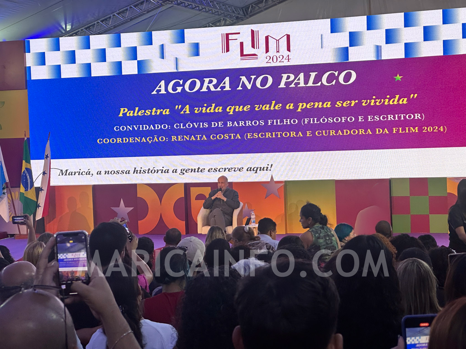 Filósofo Clóvis de Barros Filho lota auditório da FLIM 2024 1 Clovis de Barros Filho FLIM foto Joao Henrique Marica.jpg