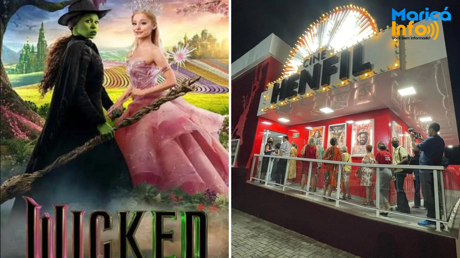 Cinema público de Maricá exibirá sessão do filme Wicked 6 cinema marica wicked