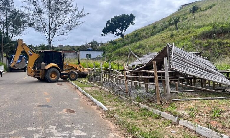 Maricá: Quiosque irregular é demolido em Ponta Negra 5 gated ponta negra
