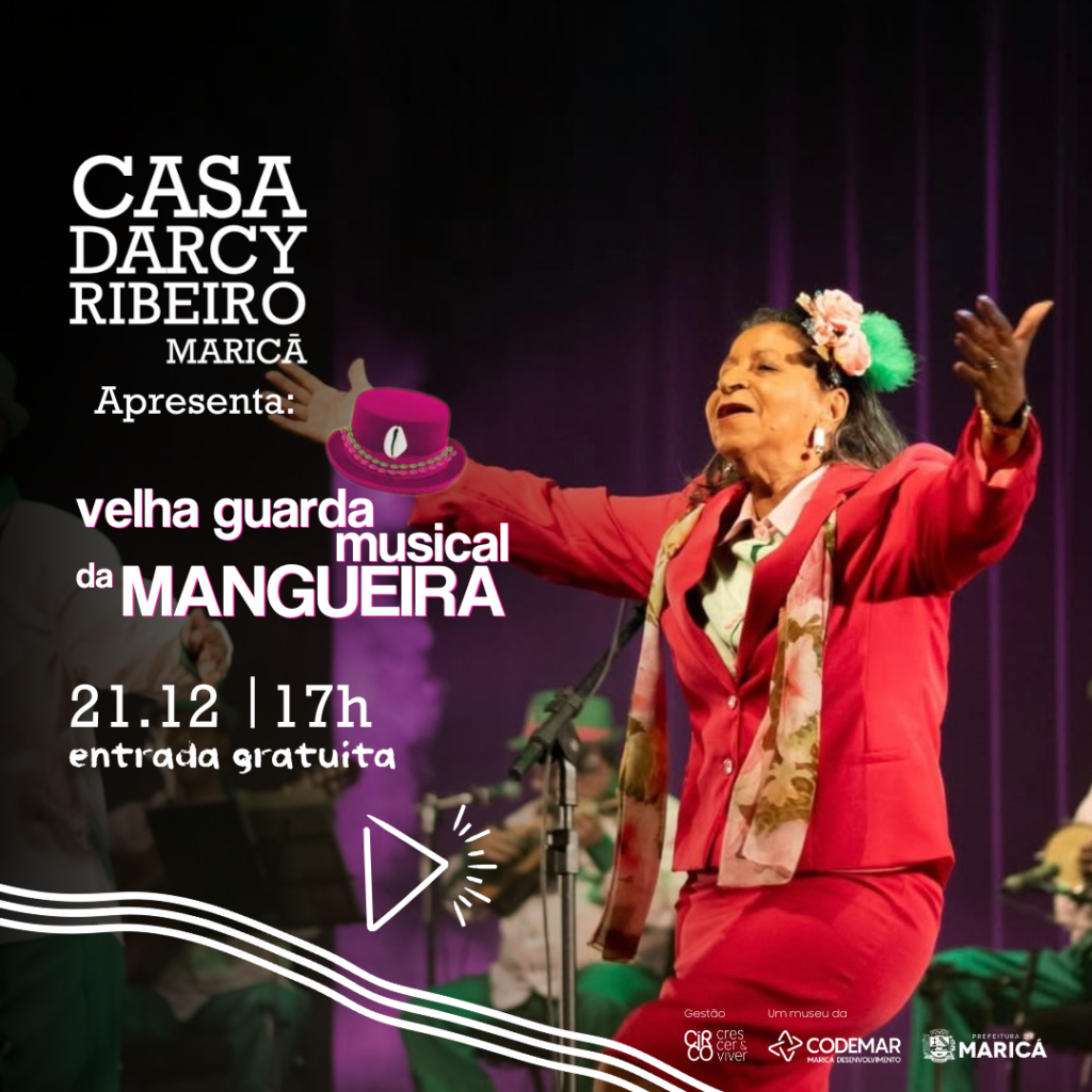 Maricá: Velha Guarda Musical de Mangueira se apresenta de graça no Museu Casa Darcy Ribeiro neste sábado (21) 10 MUSEU 3 1
