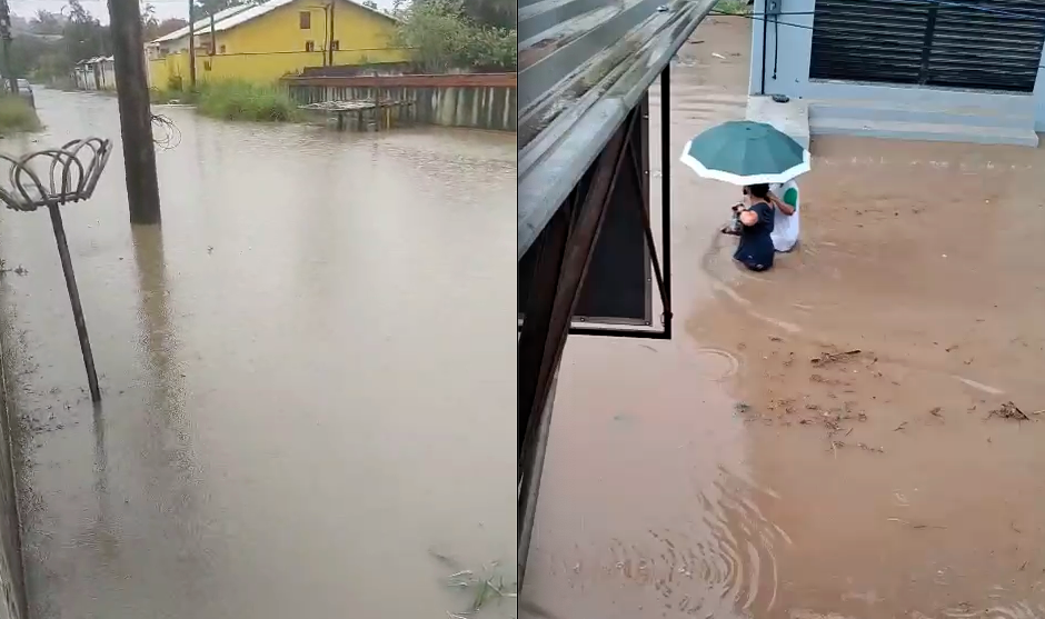 Maricá registrou 50mm de chuva em 24 horas; cidade segue em estágio de atenção 1 chuva marica rua mululo e rua joao rizzo