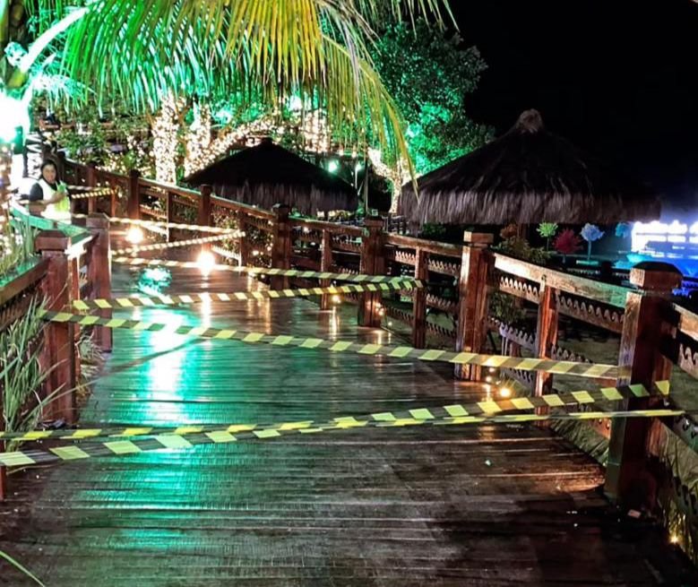 Defesa Civil de Maricá recomenda controle de pessoas para evitar acidentes no deck de Araçatiba 8 deck aracatiba interditado