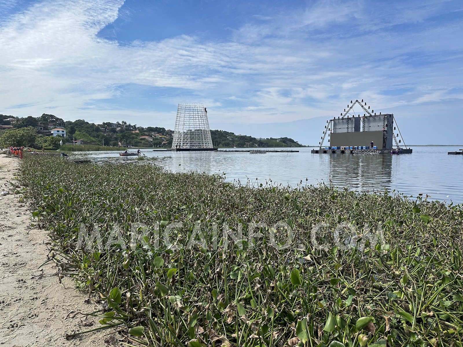 Maricá: Lagoa de Araçatiba amanhece repleta de gigogas 1 gigogas marica aracatiba natal 2024