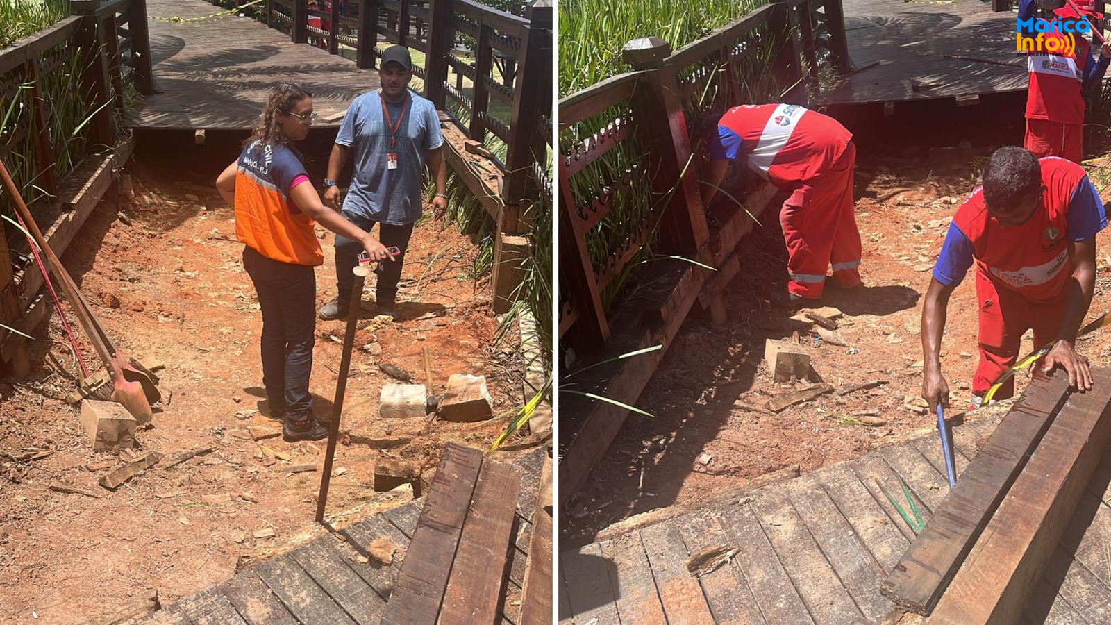 Maricá: Deck de Araçatiba passa por reforma para reabrir nesta terça-feira (17) 1 obra deck aracatiba natal