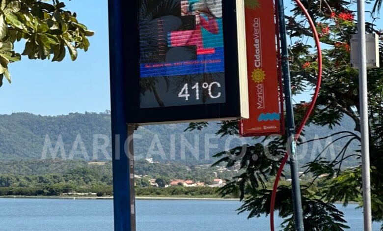 Calorão: Temperaturas ultrapassam 40°C em Maricá (RJ) e aumentam riscos para a população e meio ambiente 7 calor verao 2025 marica 40