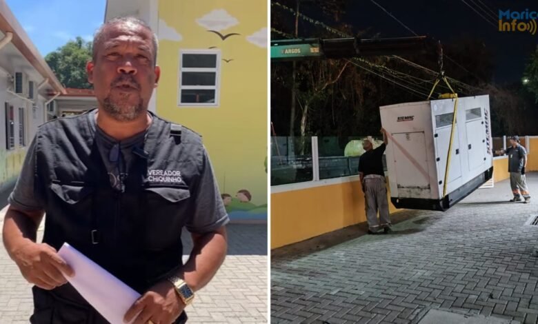 Maricá: Após denúncia do vereador Chiquinho, prefeitura instala gerador para resolver problema em escola municipal; entenda! 6 chiquinho fiscalizacao escola pindobas