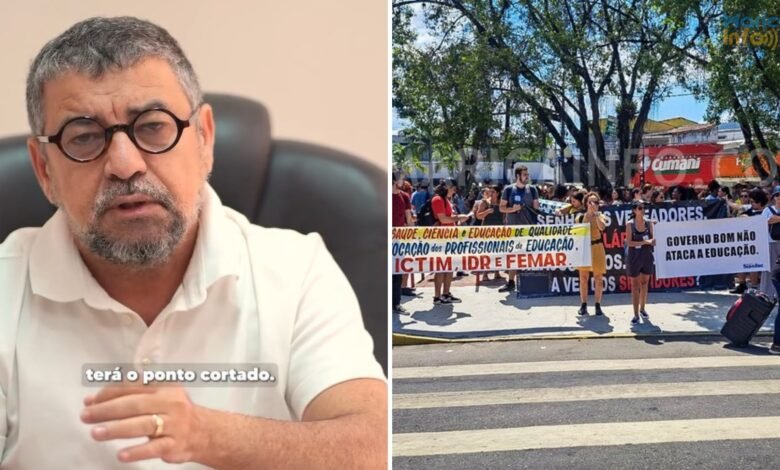 Quaquá diz que cortará o ponto de profissionais que faltarem após anúncio da paralisação na educação; entenda! 8 qua ed