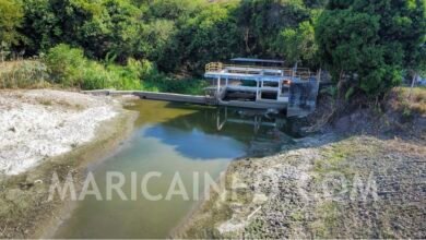 Estiagem reduz captação de água em Maricá e agrava falta de abastecimento em bairros da cidade 7 Sistema Captacao Rio Ubatiba Silvado Marica marco 2025 foto Joao Henrique