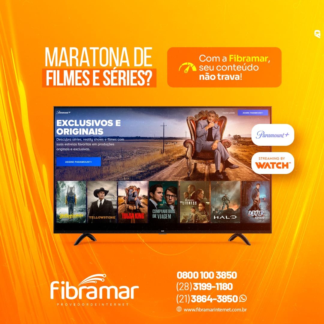 Fibramar faz parceria com Streaming de TV, Filmes e Séries WATCH TV 1 fibramar