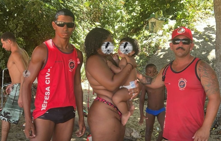Guarda-vidas da Defesa Civil de Maricá salvam criança engasgada em Itaipuaçu 7 resgate defesa civil