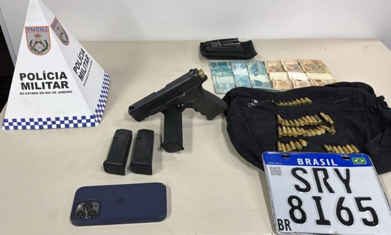 Polícia Militar prende homem e apreende arma de fogo em Maricá 9 4rma