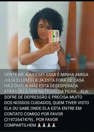 Mulher considerada desaparecida em Maricá reaparece e afirma que nunca esteve desaparecida 9 post 1