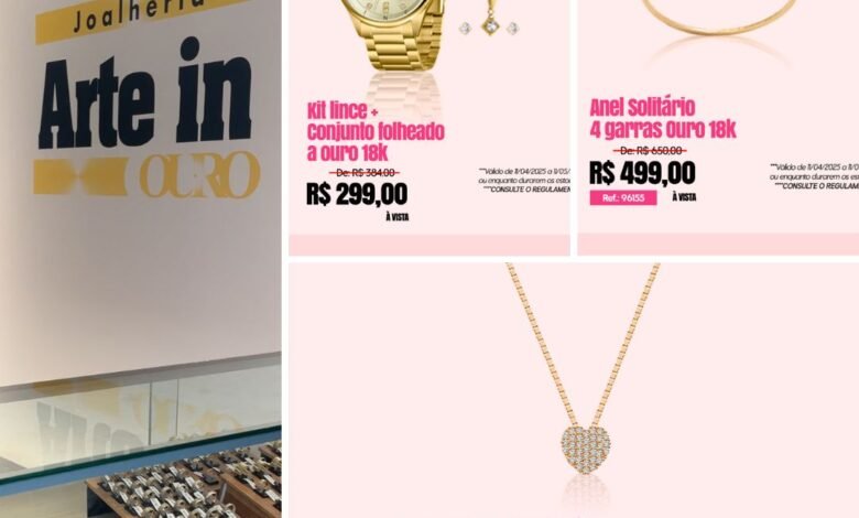 Arte in Ouro lança promoção especial para o Dia das Mães em Maricá, confira! 11 arte in ouro maes