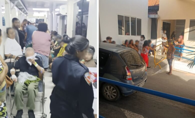 Saúde em crise: Hospital de Maricá registra superlotação no atendimento 8 lotado hosp