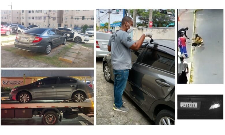 Polícia localiza veículo usado em série de assaltos em Maricá; saiba mais! 4 veiculo honda civic
