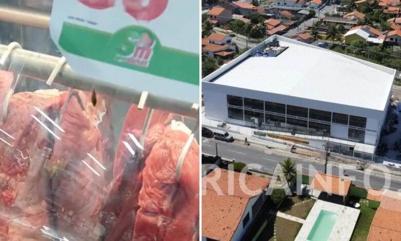 Clientes denunciam baratas em açougue de supermercado em Maricá 8 Clientes denunciam presenca de baratas no acougue de supermercado