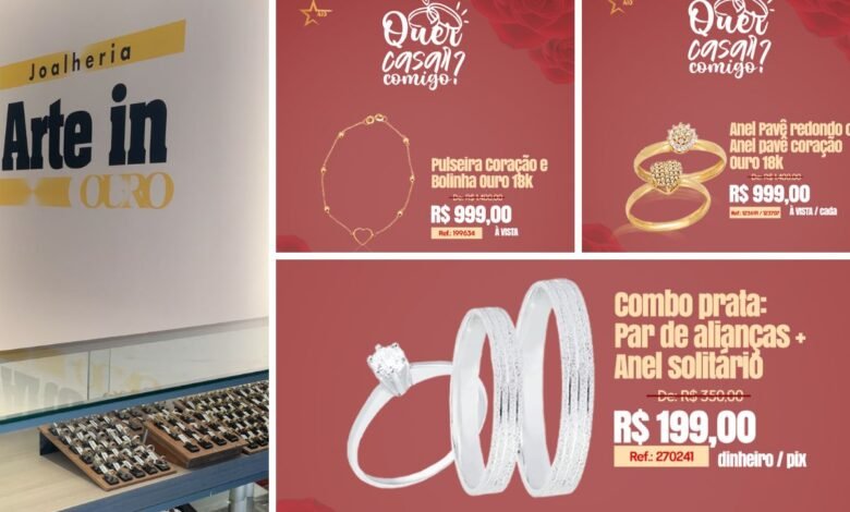 Maricá: Declare seu amor com uma joia da Arte in Ouro neste Dia dos Namorados 10 arte in ouro namorados