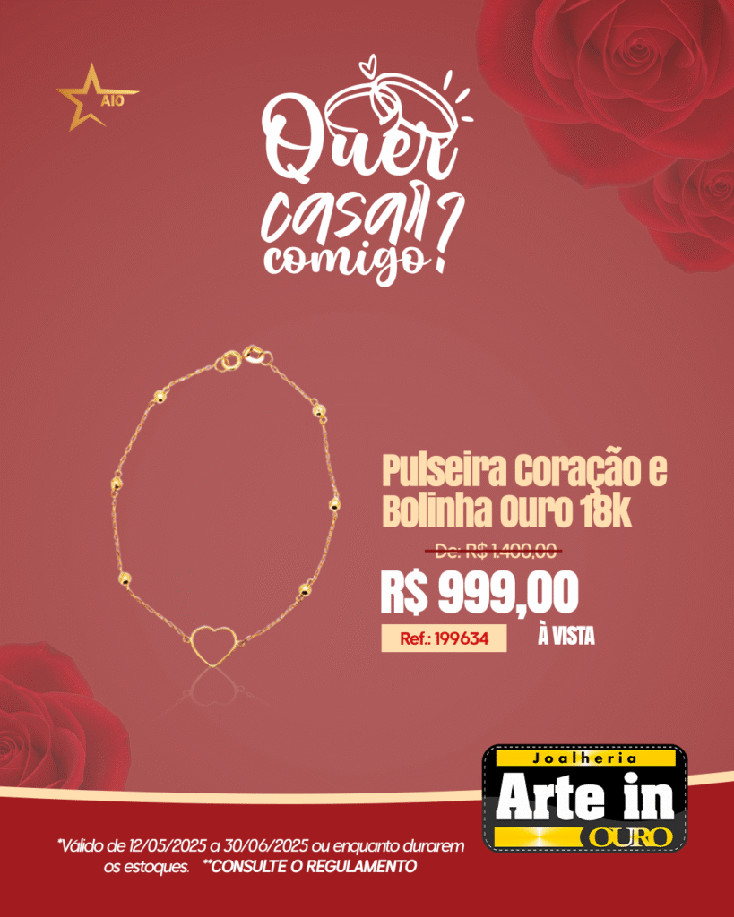 Maricá: Declare seu amor com uma joia da Arte in Ouro neste Dia dos Namorados 15 coracao e bolinha 2