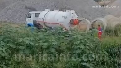 Maricá: Somar vai apurar caso de caminhão vacol 'despejando' esgoto em córrego 8 funcionario somar apuracao