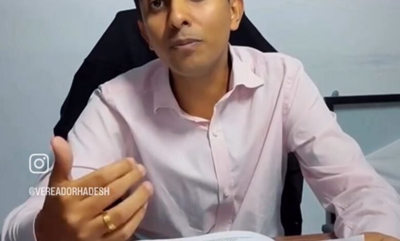 Maricá: Vereador Hadesh (PT) protocola novo pedido de cassação contra Ricardinho Netuno (PL) na Câmara 9 vereador hadesh