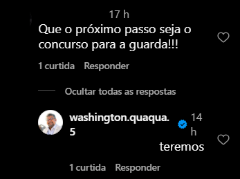 Quaquá confirma novo concurso da Guarda Municipal em Maricá; saiba mais! 10 Concurso GCM Marica anunciado por quaqua em comentario