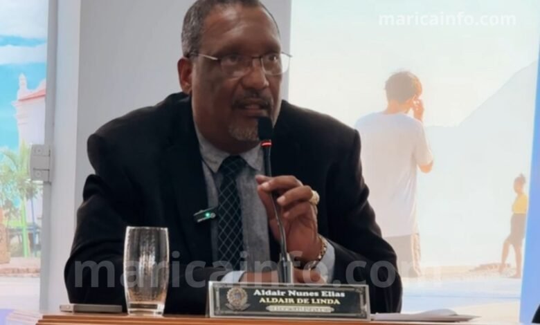 Maricá: Aldair de Linda volta atrás e confirma que disputará reeleição a vereador em 2028 5 aldair de linda sessao 3009