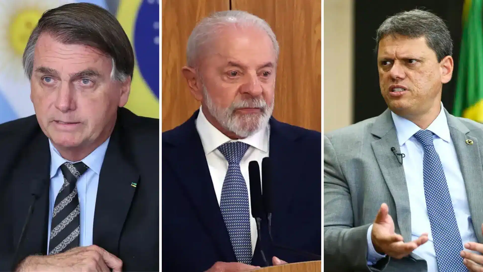 Realtime Big Data: Lula empata com Tarcísio e Bolsonaro 1 lula bolsonaro e tarcisio