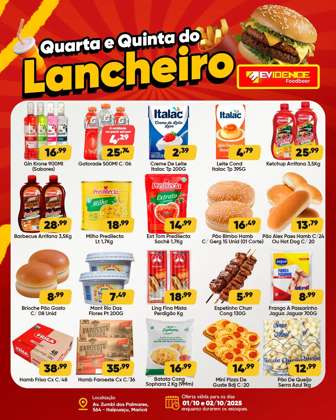 Lanches melhores começam no Evidence FoodBeer, o atacadista de Itaipuaçu 9 a1b30aed fdd4 4d1c a348 5db9c394cabe